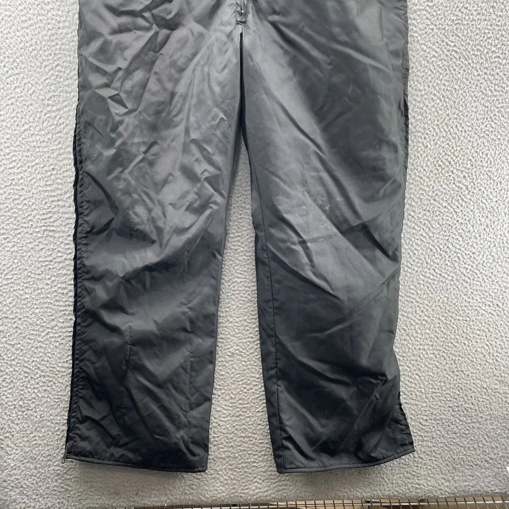 VTG John Deere Snow Bib Overalls Men's 46x34* Quilt Lined Snowboard Workwear Ski
